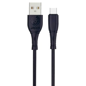 کابل شارژ USB به Type-C گرین لاین مدل GNCTYCBK طول 1 متر