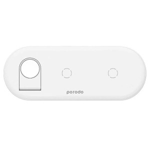 شارژر وایرلس 4 کاره پرودو Porodo PD-FWCH001 4-IN-1 Slim توان 27 وات