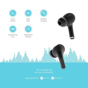 هندزفری بلوتوث دوگوش پرودو Porodo Blue PB-ARPDP2 Earbuds Pro 2