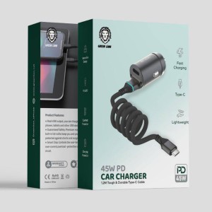 شارژر فندکی 4 پورت گرین لاین مدل Triple QC & PD توان 100 وات
