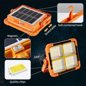 پروژکتور شارژی خورشیدی اسمال سان مدل SMALL SUN ZY-D8