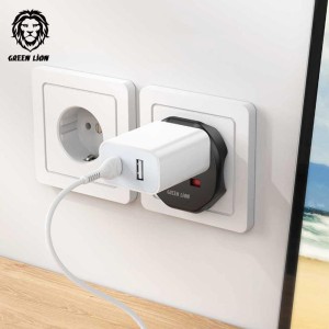 مبدل برق 3 به 2 گرین لاین Green Lion Universal Conversion EU Plug 2