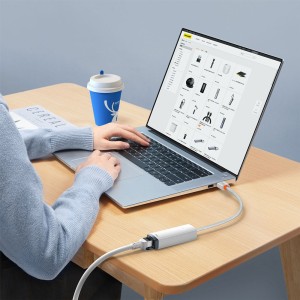 کابل تبدیل USB به LAN بیسوس Baseus WKQX000001 100Mbps