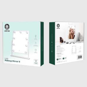 آینه آرایش LED دار گرین Green LED Makeup Mirror 9