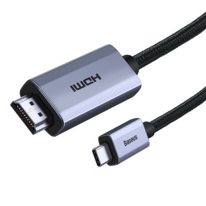 کابل تبدیل Type-C به HDMI بیسوس مدل WKGQ010001 طول 1 متر