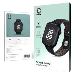 بند سیلیکونی اپل واچ اولترا گرین لاین 42/45/49 میلی متر Sport Loop