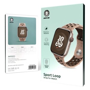 بند سیلیکونی اپل واچ اولترا گرین لاین 42/45/49 میلی متر Sport Loop