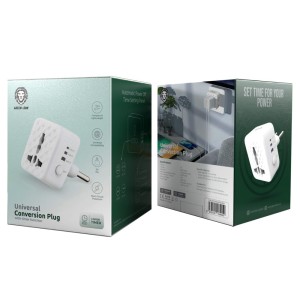 محافظ برق هوشمند تایمردار گرین لاین مدل Universal Conversion Plug