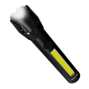 چراغ قوه پلیسی چندکاره گرین مدل Green Lion 2 in1 Adjustable Torch
