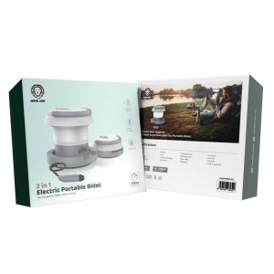 بیده و چراغ کمپینگ قابل حمل گرین لاین مدل 2in1 Electric Portable Bidet