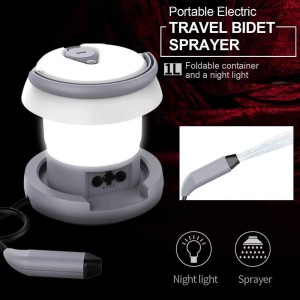 بیده و چراغ کمپینگ قابل حمل گرین لاین مدل 2in1 Electric Portable Bidet