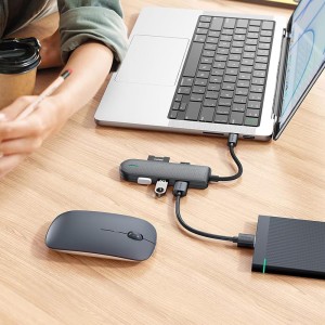 هاب تایپ سی 5 پورت مک دودو Mcdodo HU-1430 5 in 1 Type-C HUB