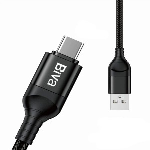 کابل شارژ USB به Type-C بیوا مدل C-04T طول 1.2 متر توان 100 وات