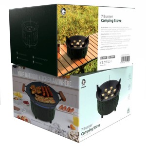 اجاق گاز کمپینگ 7 مشعل گرین Green Lion 7 Burner Camping Stove