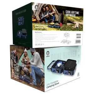 اجاق گاز کمپینگ تاشو 2 در 1 گرین Green Lion 2 in 1 Foldable Camping Stove