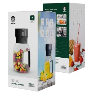 مخلوط کن شارژی گرین لاین مدل Mega Portable Blender گنجایش 1 لیتر