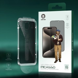 گلس پرایوسی پیکاسو Picasso گرین لاین آیفون iPhone 15 Pro Max