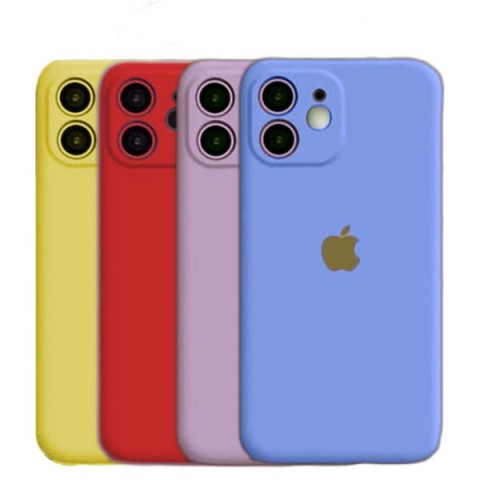 قاب سیلیکونی آیفون مدل Silicone Cover For iphone 12
