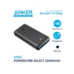 شارژر همراه انکر مدل A1363 ظرفیت 20000 میلی آمپر ساعت با گارانتی 18 ماهه