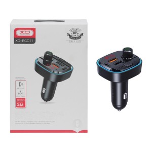 شارژر فندکی سه پورت و گیرنده بلوتوثی XO مدل BCC11 15.5W