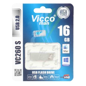 Vicco man VC260S USB2.0 Flash Memory - 16GB با گارانتی مادام العمر
