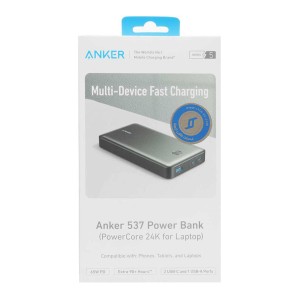 پاوربانک (PD و فست شارژ) Anker 65W 24000mAh مدل PowerCore A1379