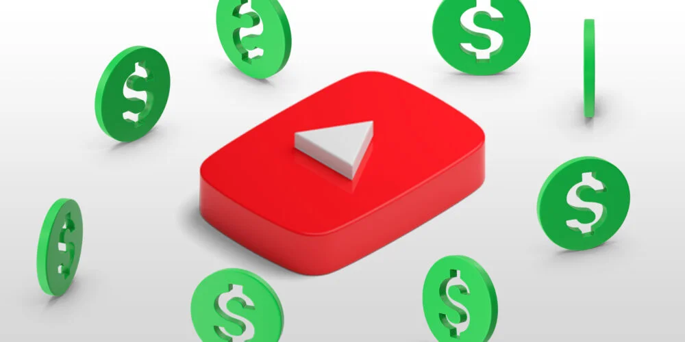 درامد دلاری از یوتیوب