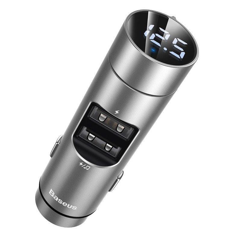 شارژر فندکی و اف ام پلیر بیسوس Baseus Energy Column Car Charger Wireless MP3