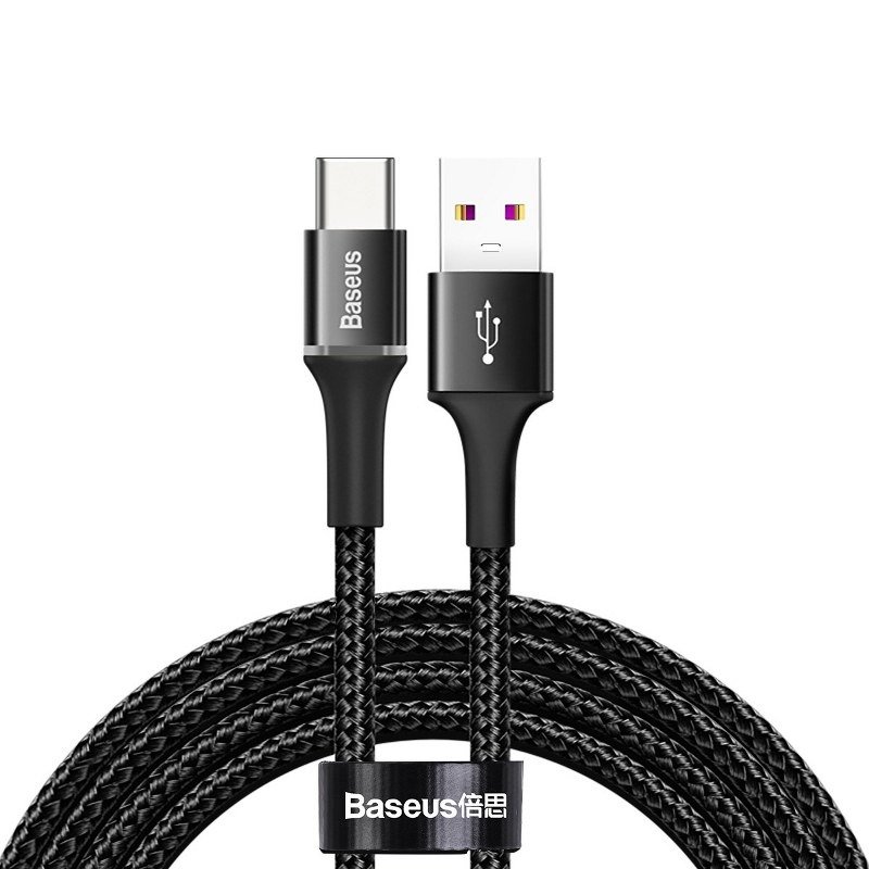 کابل شارژ و انتقال داده تایپ سی بیسوس Baseus Halo Type-C Cable 2m
