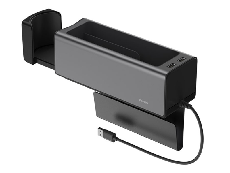 جعبه نظم دهنده داخل خودرو بیسوس Baseus Deluxe Metal Armrest Console Organizer CRCWH-A0S