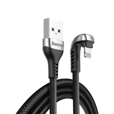 کابل لایتنینگ بیسوس Baseus Green U-Shaped Lamp Lightning Cable 2M