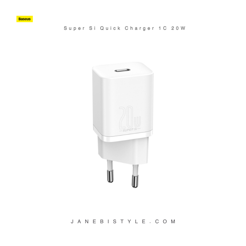 شارژر دیواری فست شارژ 20w بیسوس Baseus Super Si Quick Charger 1C 20W CCSUP-B01