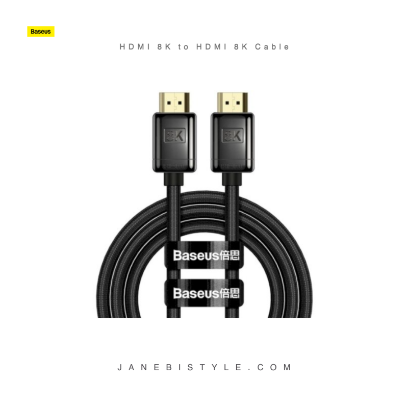 کابل اچدیامآی 3m 8k بیسوس Baseus HDMI 8K to HDMI 8K Cable WKGQ000201