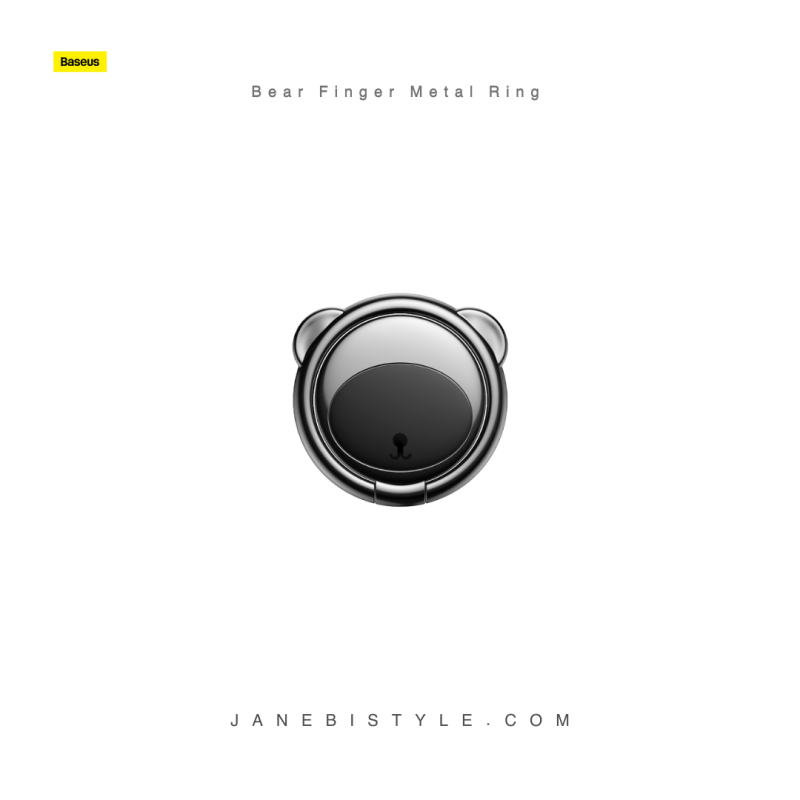 حلقه نگهدارنده موبایل بیسوس Baseus Bear Finger Metal Ring SUBR-01