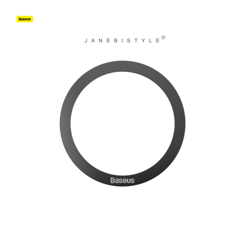 حلقه فلزی مگ سیف کننده موبایل و قاب موبایل بیسوس Baseus Halo magnetic ring 2 pcs PCCH000001