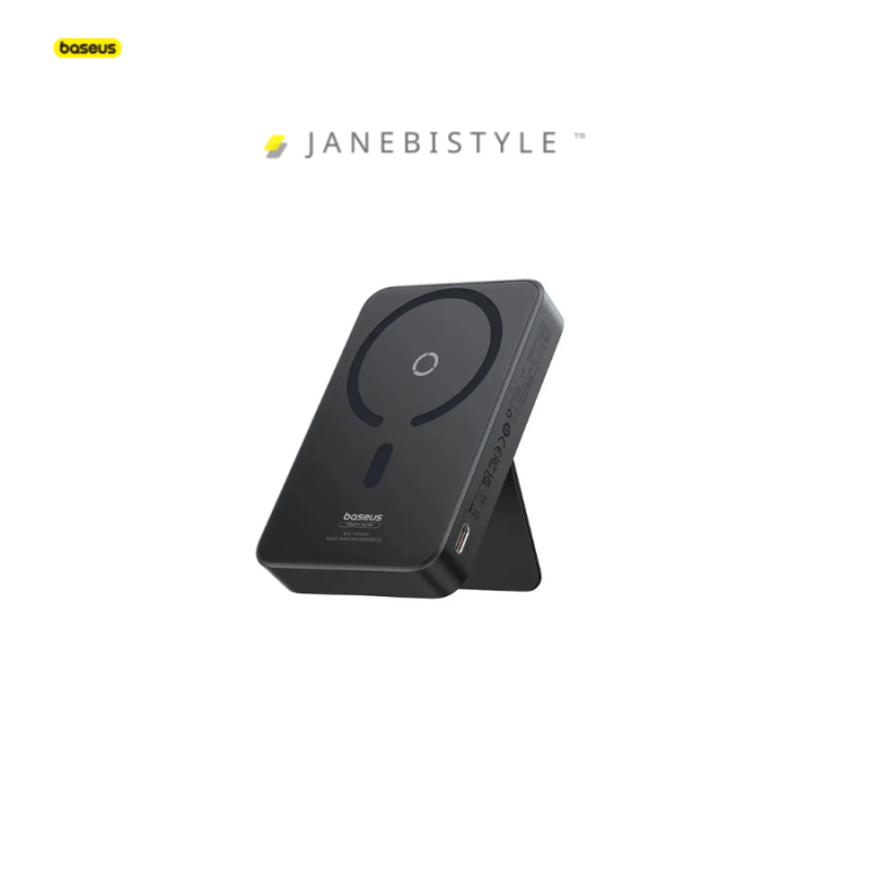 استند و پاوربانک 20 وات مگسیف دار 5000mAh بیسوس Baseus MagSafe MagPro Magnetic Bracket Power Bank 5000mAh 20W