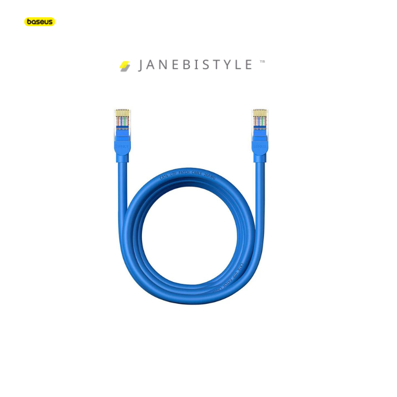 کابل شبکه cat 6 بیسوس 2 متر Baseus Round Cable Ethernet RJ45 Cat 6 2 m B00133204311-02