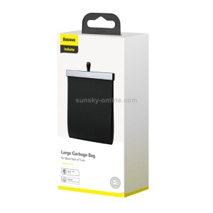 Basues CRLJD-A01 Car Rear Seat Garbage Bag(Black)