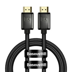 Baseus WKGQ000201 HD Seires HDMI 8K to HDMI 8K HD Same Screen Conversion Cable, Length:3m