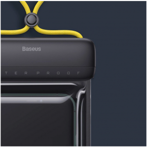 Baseus universal waterproof cover phone case (max 7.2'') for swimming pool IPX8 black