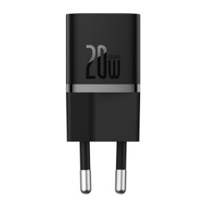 Baseus GaN5 20W mini USB-C / Type-C Gallium Nitride Fast Charger, EU Plug(Black)