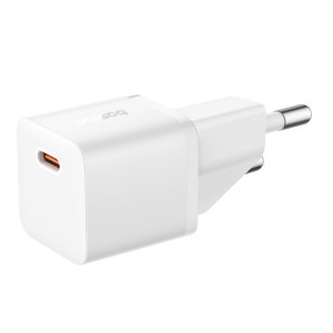 Baseus GaN5 20W mini USB-C / Type-C Gallium Nitride Fast Charger, EU Plug(White)