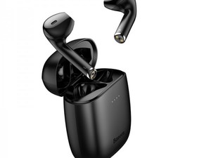 هدفون بی‌ سیم باسئوس مدل ENCOK W04 PRO همراه با محفظه شارژ بی‌سیم BASEUS ENCOK W04 PRO Wireless Headphones with Wireless Charging case
