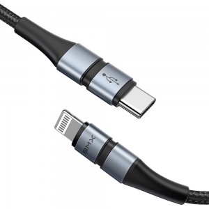 کابل شارژ سریع و انتقال داده تایپ سی به لایتنینگ بیسوس Baseus BMX Type-C PD To Lightning Cable 1.2m