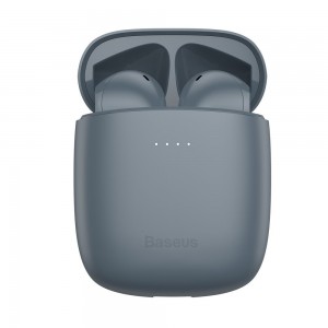 هدفون بی‌ سیم باسئوس مدل ENCOK W04 PRO همراه با محفظه شارژ بی‌سیم BASEUS ENCOK W04 PRO Wireless Headphones with Wireless Charging case