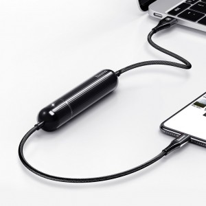 پاور بانک با کابل شارژ لایتنینگ بیسوس Baseus Energy 2in1 Power Bank Cable