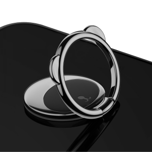 حلقه نگهدارنده موبایل بیسوس Baseus Bear Finger Metal Ring SUBR-01 طرح خرس