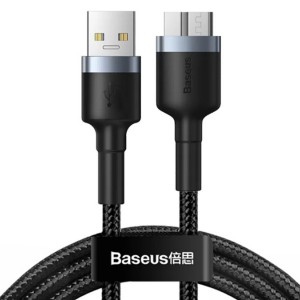 کابل هارد یو اس بی به میکرو بی بیسوس Baseus Cafule USB to Micro-B Cable 1m/2A