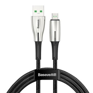 کابل شارژ سریع میکرو یو اس بی بیسوس Baseus Water Drop Quick Charge Micro USB Cable 1m