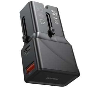 شارژر دیواری دو پورت چندکاره Baseus Universal Conversion PPS Youth  توان 18 وات